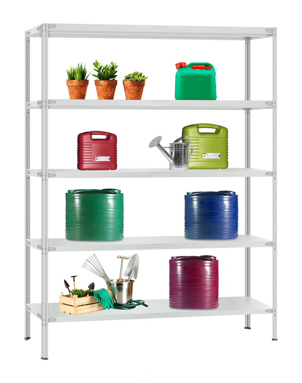 Стеллаж металлический Титан МС-900 2500x1000x400 5 полок